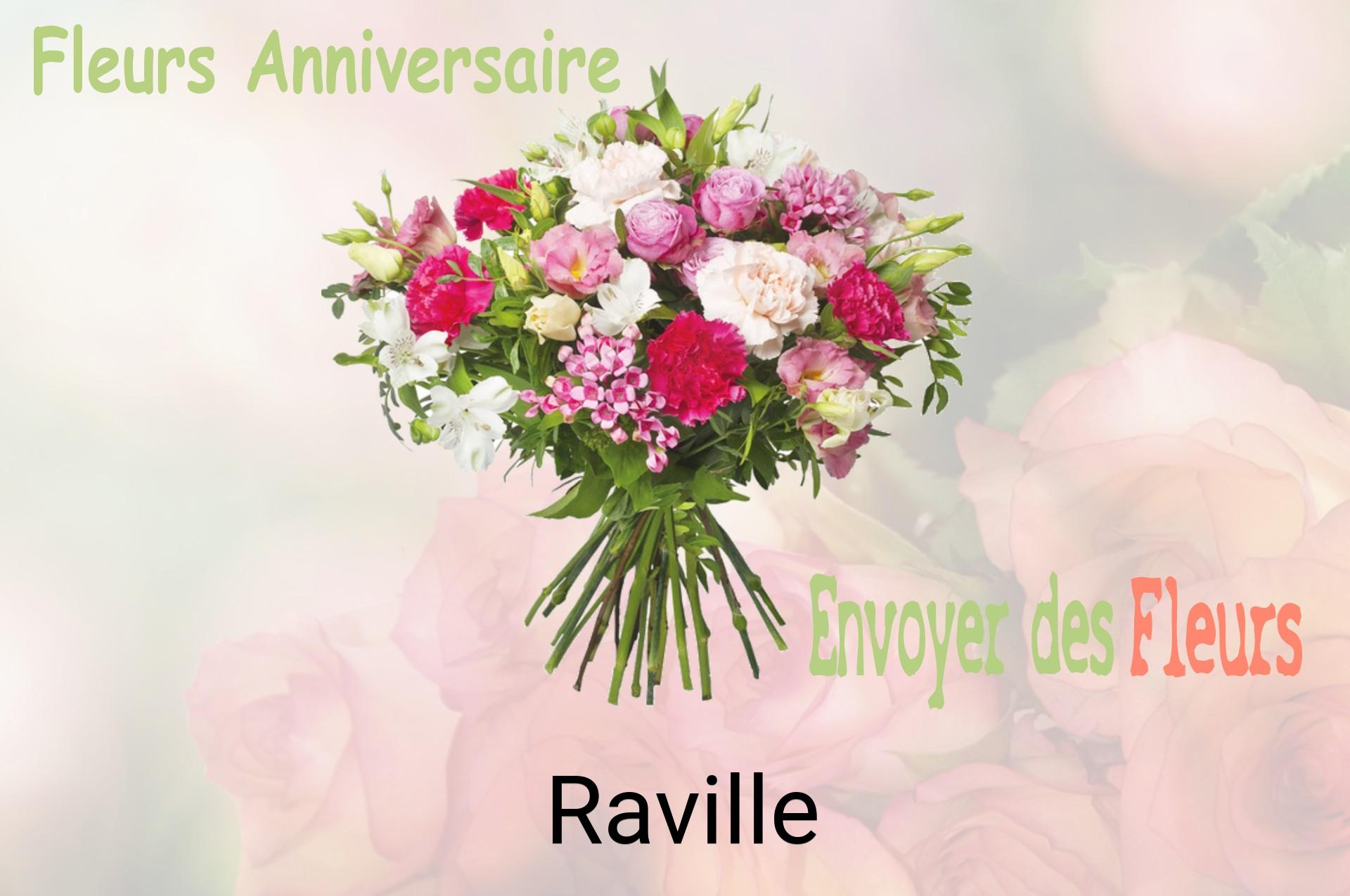 Bouquet de fleurs d’anniversaire livré à Raville